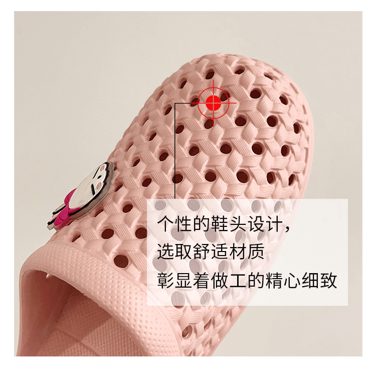 Rogue conejo frío zapatillas mujeres baño de verano baño antideslizante suave fondo interior para el uso en el hogar antipatada bolsa cabeza agujero zapatillas detail image 13