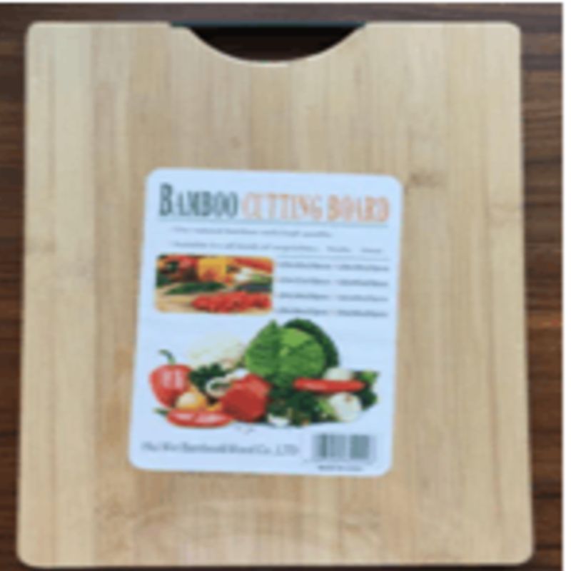 黑色塑料提手竹菜板生活用品