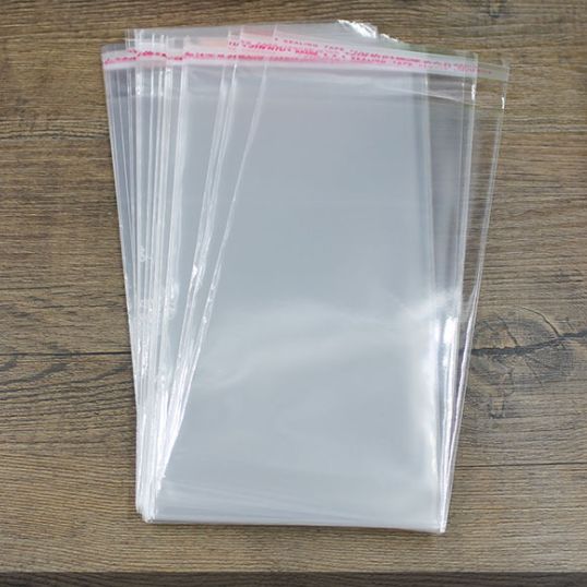 Transparent plastic bag