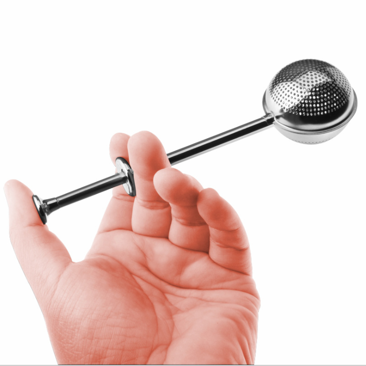 Stainless steel tea strainer for brewing tea detail image 3