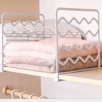 Nail free divider closet partition storage rack