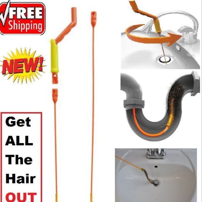 Bathtub drain hair uncloger
