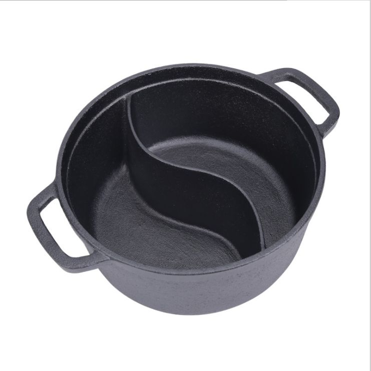 Cast iron mandarin duck pot skewered malatang single small hot pot