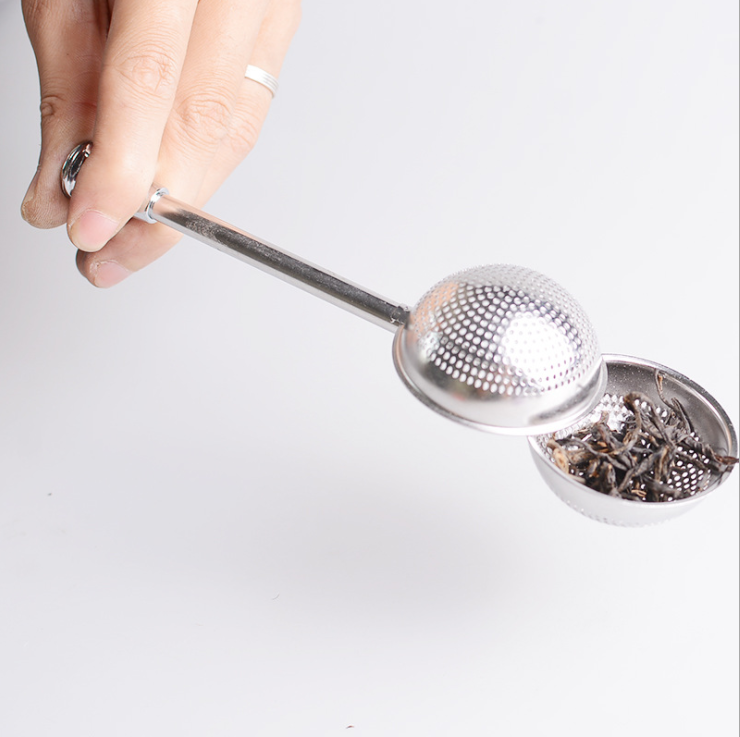 Stainless steel tea strainer for brewing tea detail image 4