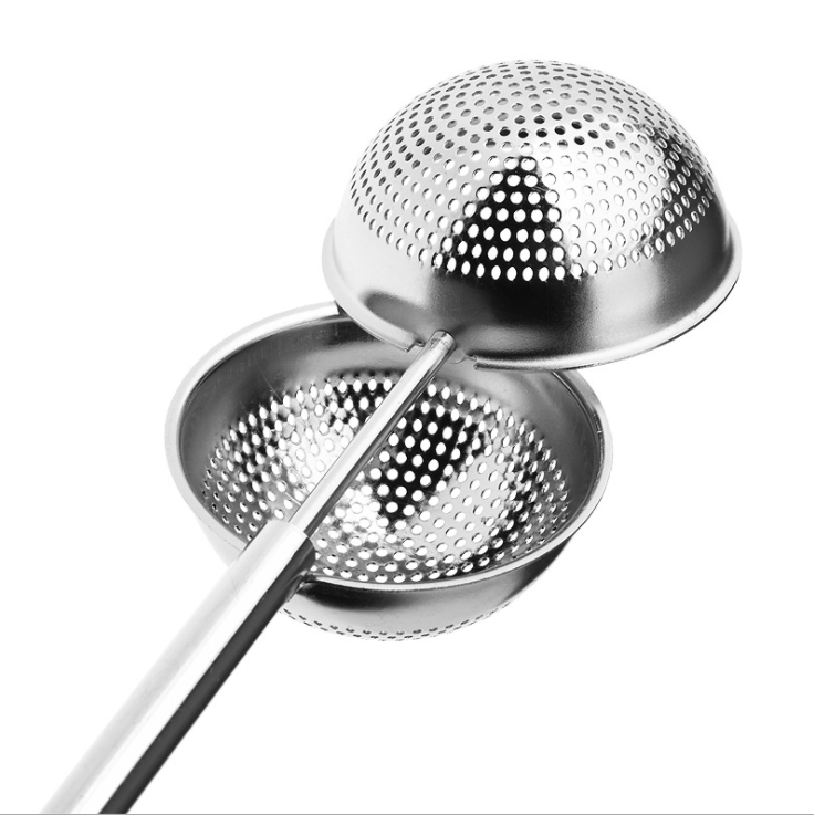 Stainless steel tea strainer for brewing tea detail image 2
