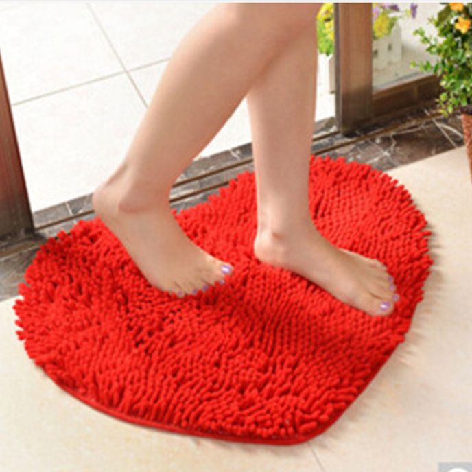 Chenille floor mat