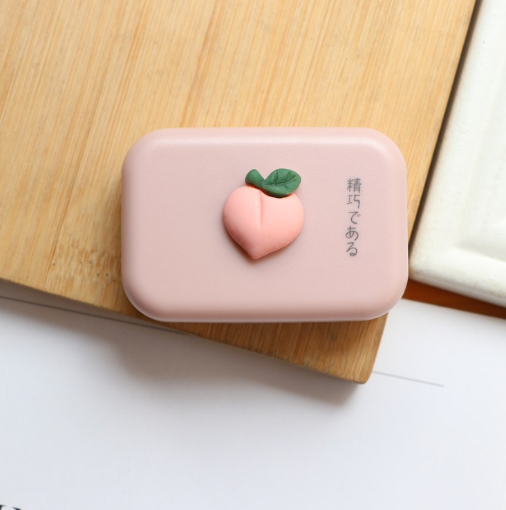 Korean-style simple contact lens case detail image 1