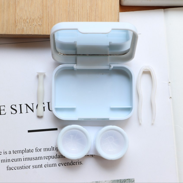 Korean-style simple contact lens case detail image 3