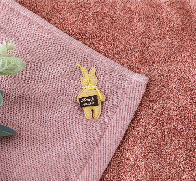 Little 侸 kid cute little bear gauze series pure cotton children 's towel patch figurine series 25*50cm pic 11