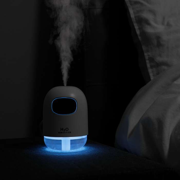 2021 nuevo humidificador de punto pequeño USB mini creativo aromaterapia escritorio humidificador de coche atmósfera luz de la noche Item Picture
