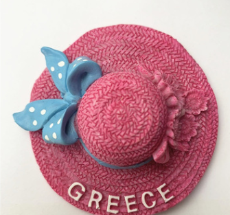 仿真饼干希腊克里旅游帽磁性树脂冰箱贴吸铁石详情图3