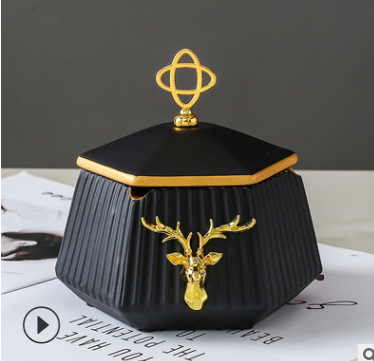 防飞灰小号客厅家用茶几烟缸详情图2