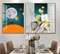 铝合金晶瓷晶贝现代餐厅画5️⃣白底实物图