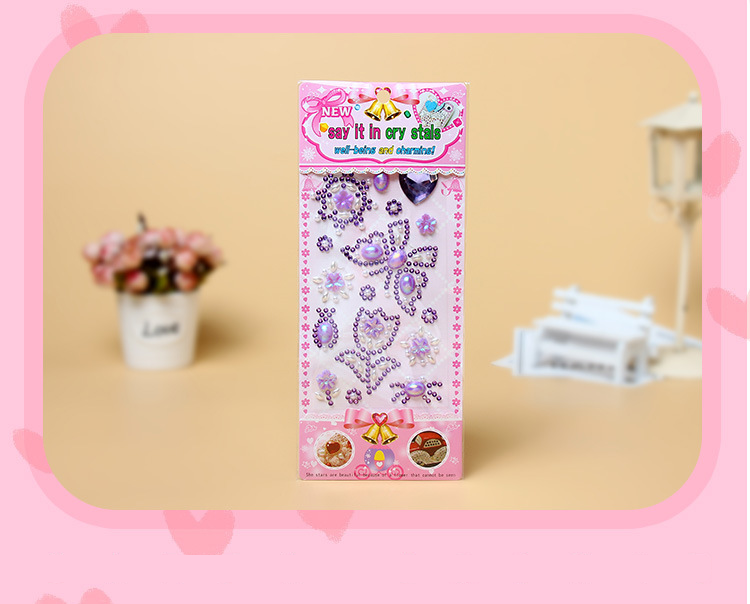Factory direct sales of face stickers, cartoon acrylic diamond stickers, available for customization detail image 8