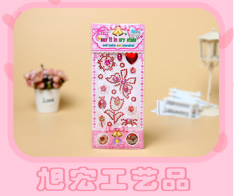 Factory direct sales of face stickers, cartoon acrylic diamond stickers, available for customization detail image 9