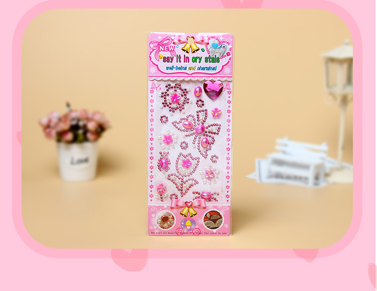 Factory direct sales of face stickers, cartoon acrylic diamond stickers, available for customization detail image 6