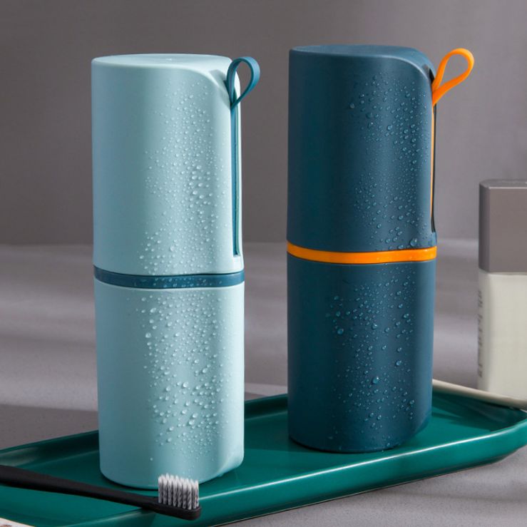 Portable toiletry cup
