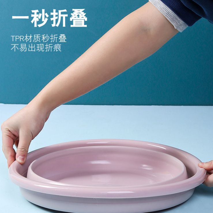 Collapsible wash basin