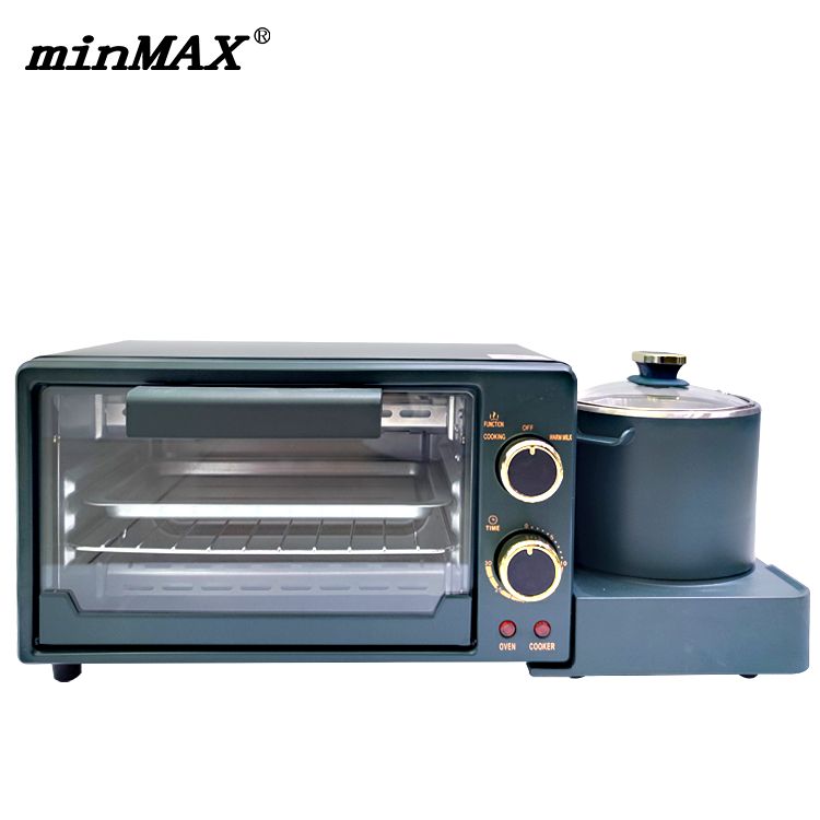 ماكنة الإفطار MinMAX KZC-06 فرن متعدد الوظائف، وآلة شطيرة الخبز متعددة الأغراض، وقلاة البيض المقلاة عبر الحدود