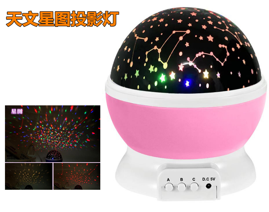 Unicorn Projection Light Usb Star Projection Light Atmosphere Light Christmas Romantic Projection Light Gift Light undefined