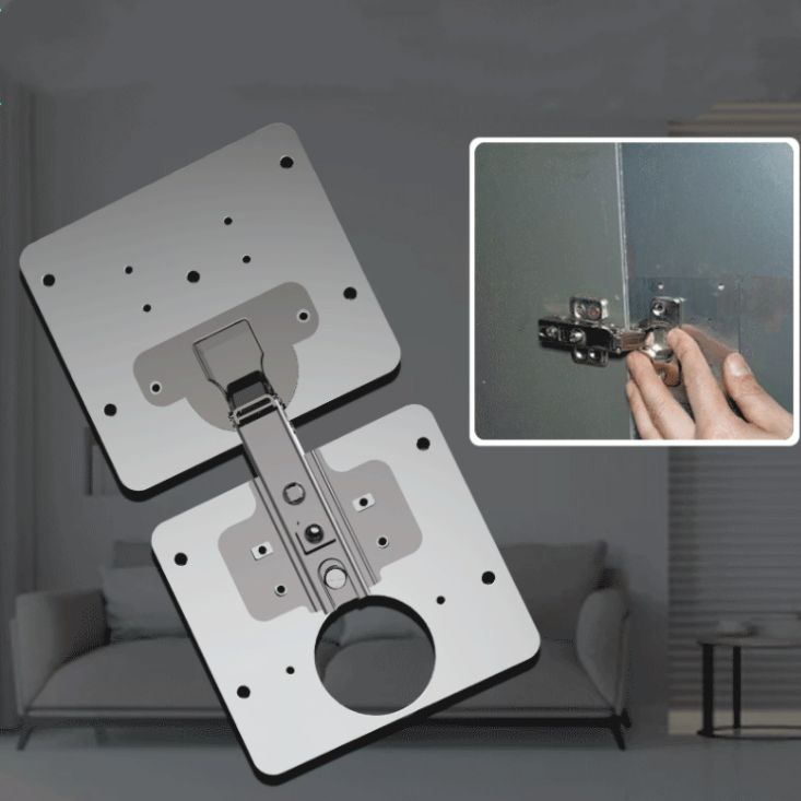 Stainless steel hinge fixed board door hinge