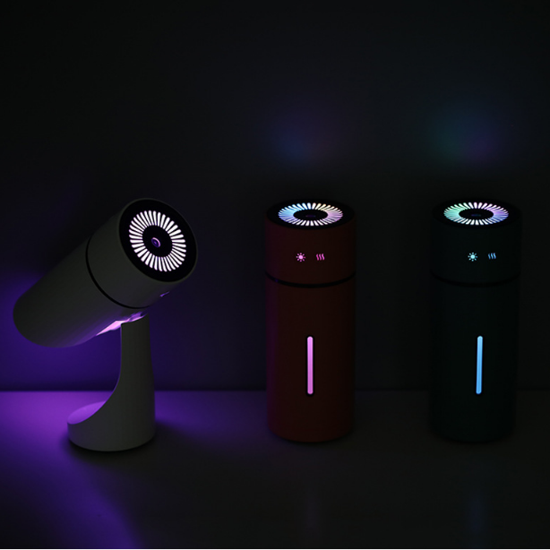 USB portátil jane le humidificador recargable escritorio interior inclinable fuera de la niebla para la hidratación