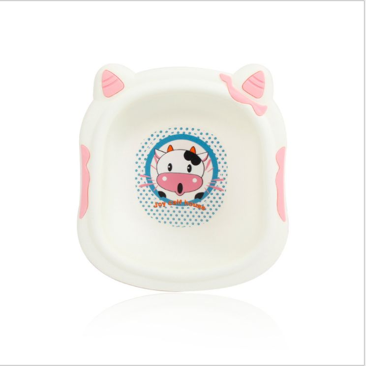 加厚卡通可爱奶牛脸盆婴儿脸盆