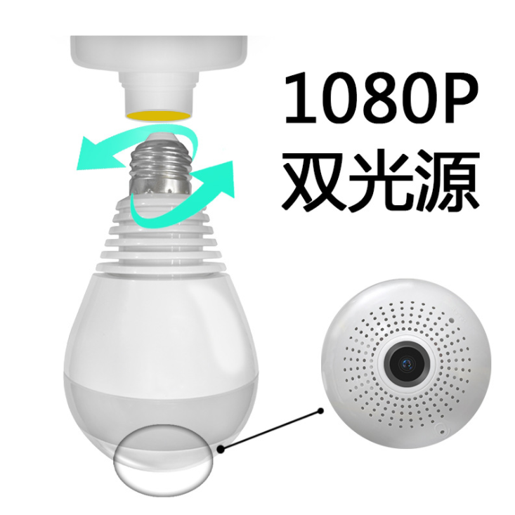 Panoramic monitoring camera for light bulbs detail image 2