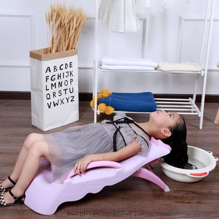 Baby shampoo folding recliner