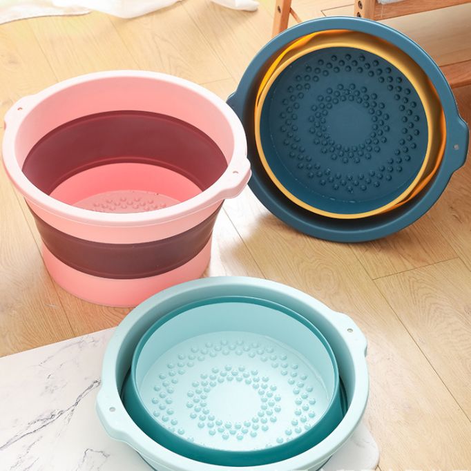 Home thickening and foldable foot bath bucket