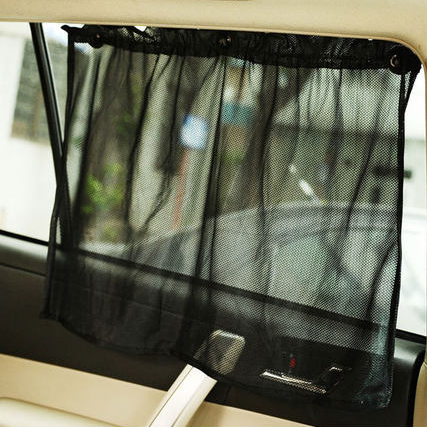 Black mesh fabric for car sunshades detail image 2