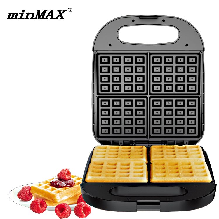 minMAX waffle machine 255F hogar comida ligera transfronteriza calefacción y cuspir conductor 3 en 1 máquina de sándwich de carne a la parrilla comercio exterior Item Picture