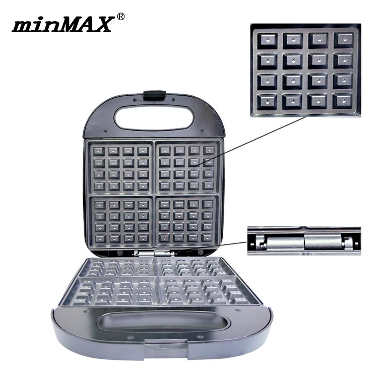 minMAX waffle machine 255F hogar comida ligera transfronteriza calefacción y cuspir conductor 3 en 1 máquina de sándwich de carne a la parrilla comercio exterior Application Scenario