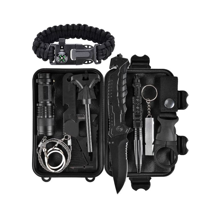 Outdoor multifunctional sos survival kit