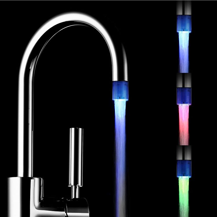 Color-changing micro-compact water nozzle light LED light faucet