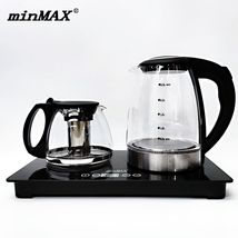 minMAX跨境供家用电热水壶EG1003T智能断电静音烧水壶双防烫茶壶