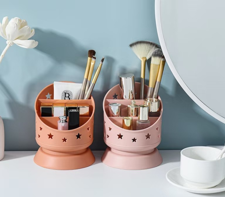 Creative, fashionable and cute 360-degree five-pointed star pen holder detail image 5
