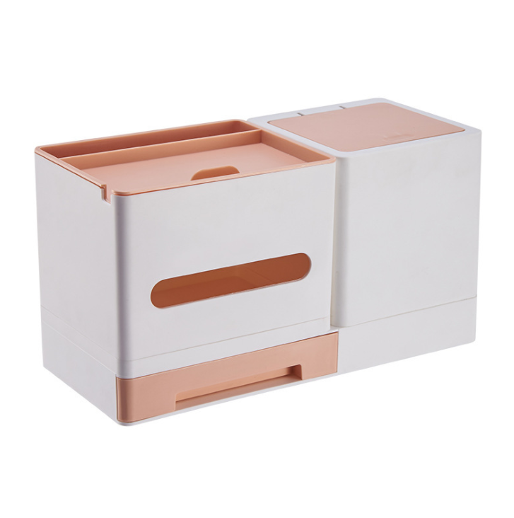 Multi-functional office storage box and jewelry box detail image 1