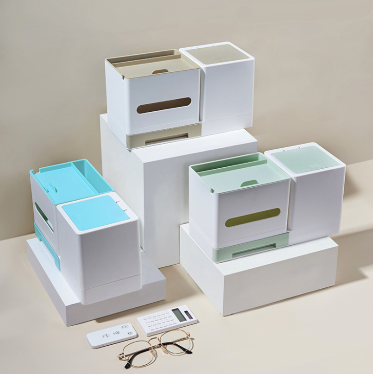Multi-functional office storage box and jewelry box detail image 5