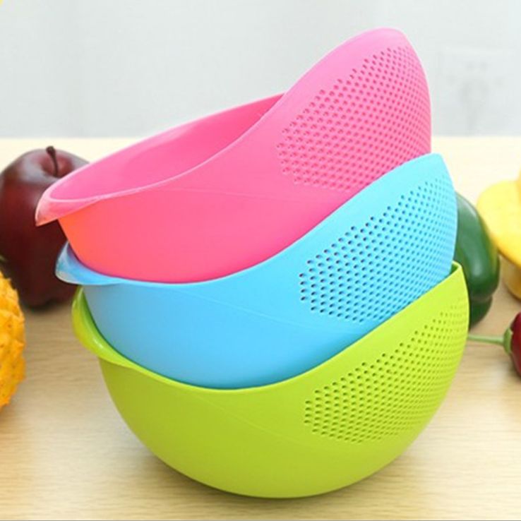 Colorful and thickened kitchen rice washer