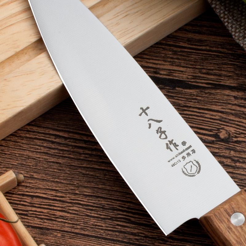 十八子作厨师刀寿司刀料理刀小菜刀详情图5