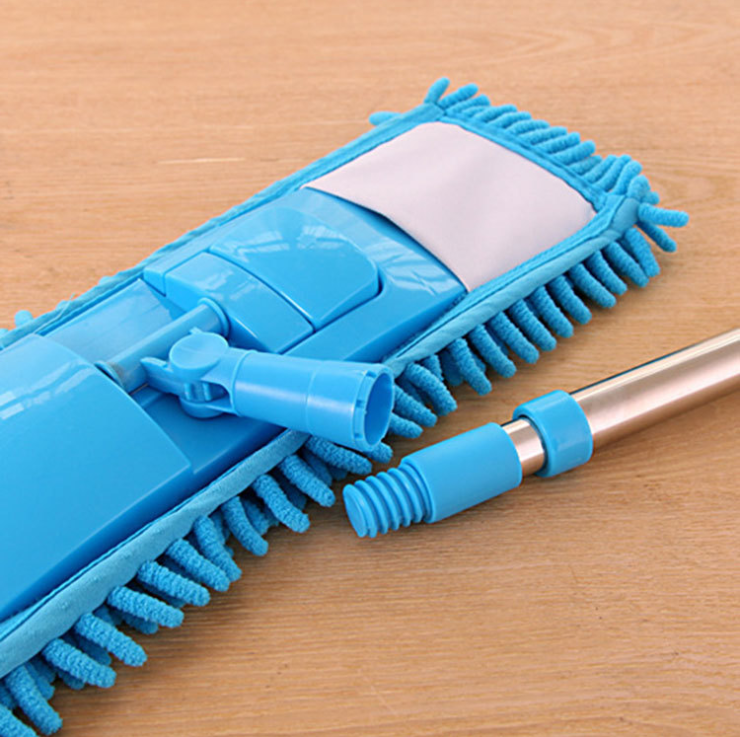 Dry and wet dual-purpose lazy mop, stainless steel mop detail image 3