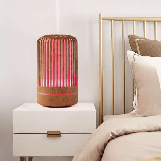 镂空七彩木纹香薰机细节图