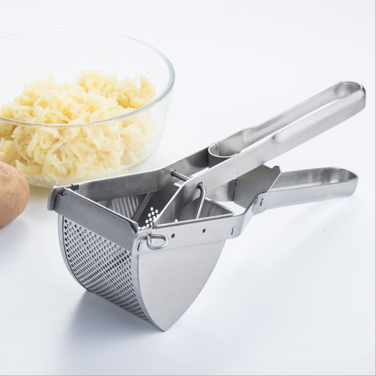 Manual potato press mud press