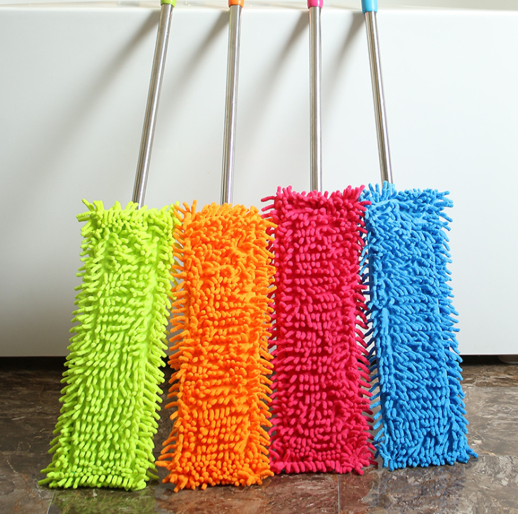 Dry and wet dual-purpose lazy mop, stainless steel mop detail image 5