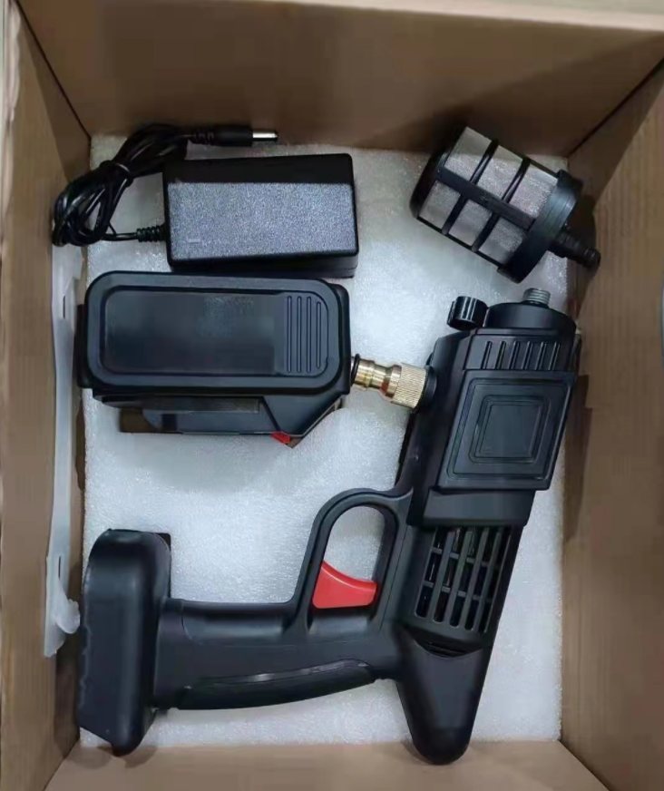 锂电池高压充电洗车浇花水枪详情图5