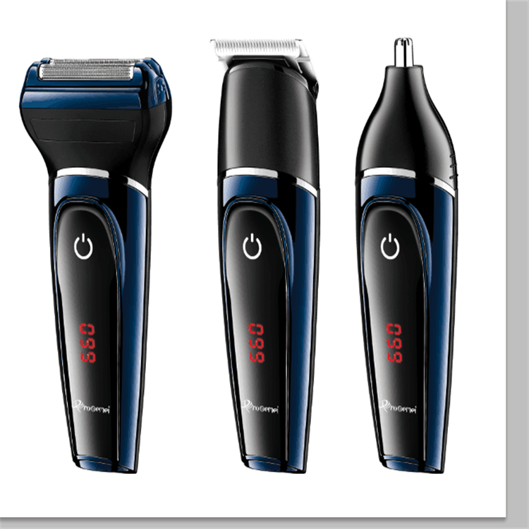 The GMEI GM-565 multi-functional electric hairdresser, shaving and nose trimming all-in-one machine, LED display hairdresser and nose hair remover detail image 1