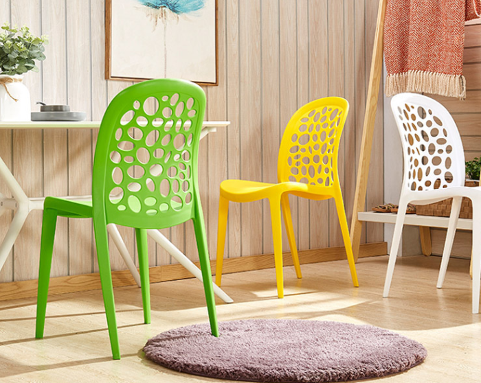吕字家具厂家直销伊姆斯椅子洽谈椅子PP椅子靠背椅子塑料椅子餐厅现代简约休闲椅子详情2