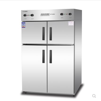 高温发泡不锈钢四门消毒柜 商用不锈钢餐具消毒碗柜