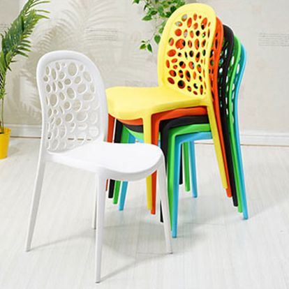 吕字家具厂家直销伊姆斯椅子洽谈椅子PP椅子靠背椅子塑料椅子餐厅现代简约休闲椅子图